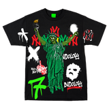 🗽🔥🕊️ Product Title: No Justice, No Peace – NYC Tribute Tee