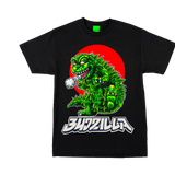 🦖🌆💨 Product Title: Budzilla – Smoke Rises Tee (OG Edition)