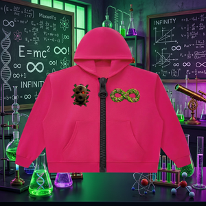 BUDFINITE Unisex Oversized Chunky-Zip Boxy Hoodie