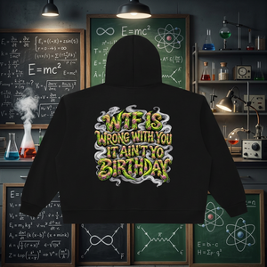 BUDFINITE Unisex Oversized Chunky-Zip Boxy Hoodie