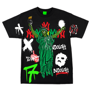 🗽🔥🕊️ Product Title:  No Justice, No Peace – NYC Tribute Tee