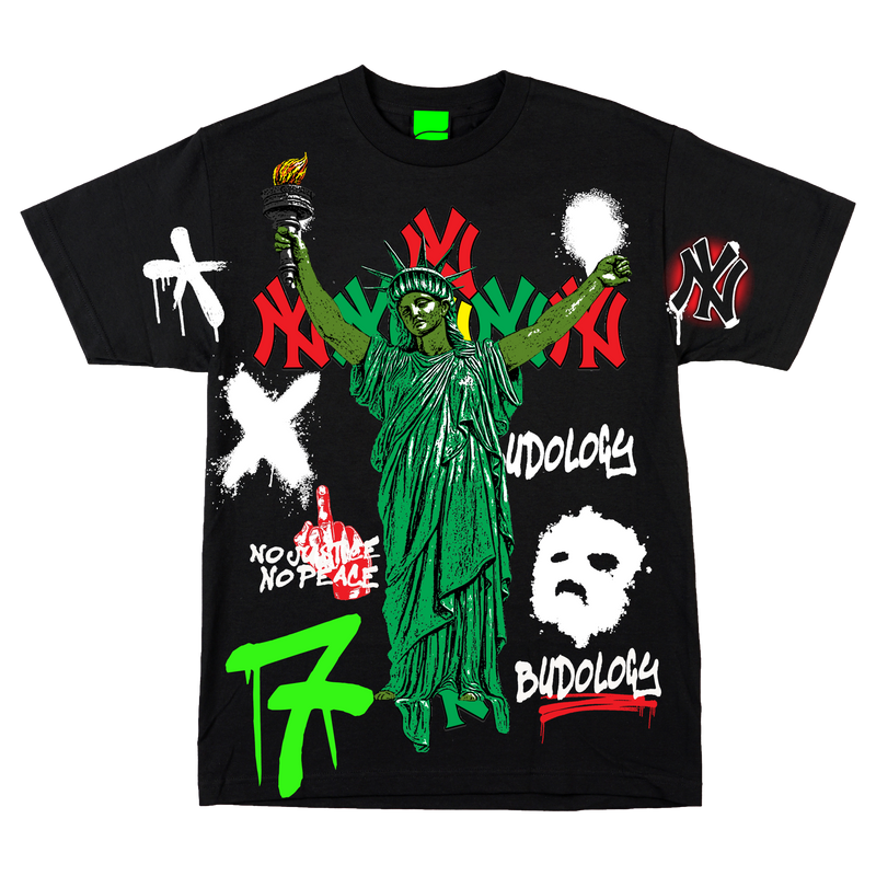 🗽🔥🕊️ Product Title:  No Justice, No Peace – NYC Tribute Tee