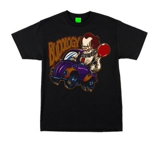 🚐🤡💨 Product Title:  Clownit Bus Trip – VW Vibes Tee