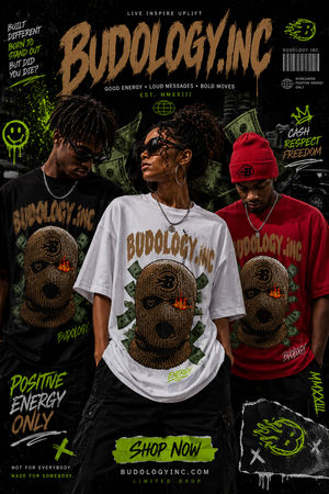 BUDOLOGY.INC “ENERGY” STREETWEAR TEE