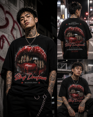 BUDOLOGY “Stay Dangerous” Oversized Streetwear Tee