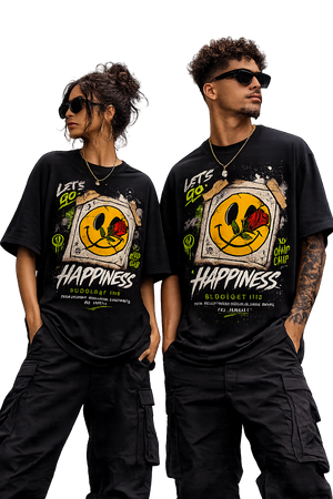 Happiness ain’t perfect — it’s patched up and still smiling.