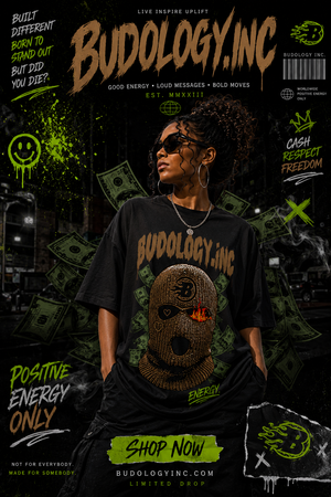 BUDOLOGY.INC “ENERGY” STREETWEAR TEE