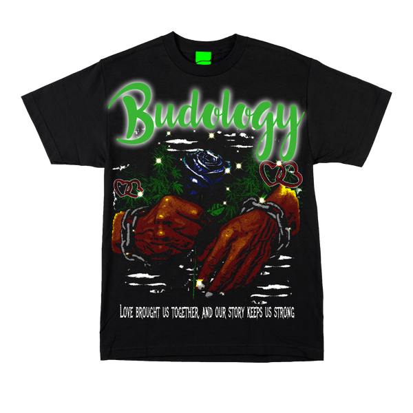 🤝🌿❤️ Product Title:  Love Brought Us Together – Bud Unity Tee