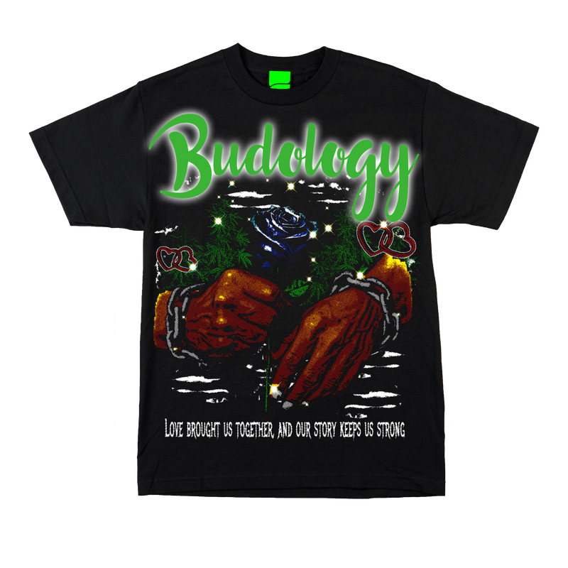 🤝🌿❤️ Product Title:  Love Brought Us Together – Bud Unity Tee