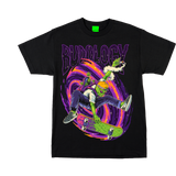 👽🛹🌌 Product Title:  Skater Alien – Ali Hoops & Cosmic Drip Tee