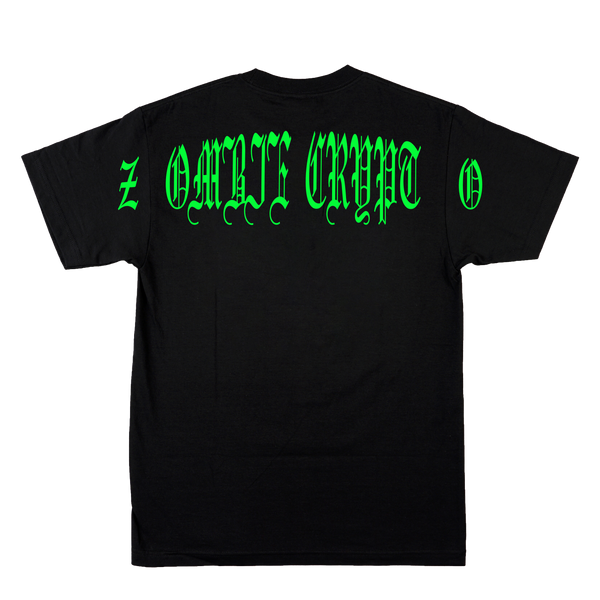 🧟‍♂️🪙🤖 Product Title:  Crypto Zombie – The Old System Is Dead Tee