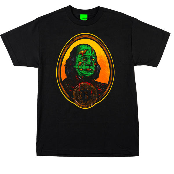 🧟‍♂️🪙🤖 Product Title:  Crypto Zombie – The Old System Is Dead Tee