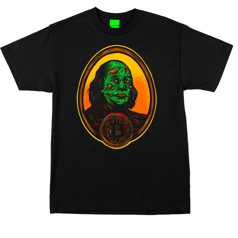 🧟‍♂️🪙🤖 Product Title:  Crypto Zombie – The Old System Is Dead Tee