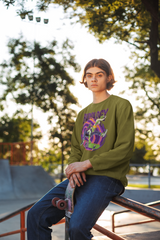 Alien Skate: Cruise in Comfort with High-Quality Cotton Blend Fleece